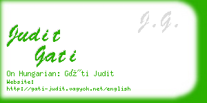 judit gati business card